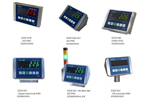 I D551 Weighing Controller, ID226 Weighing Indicator